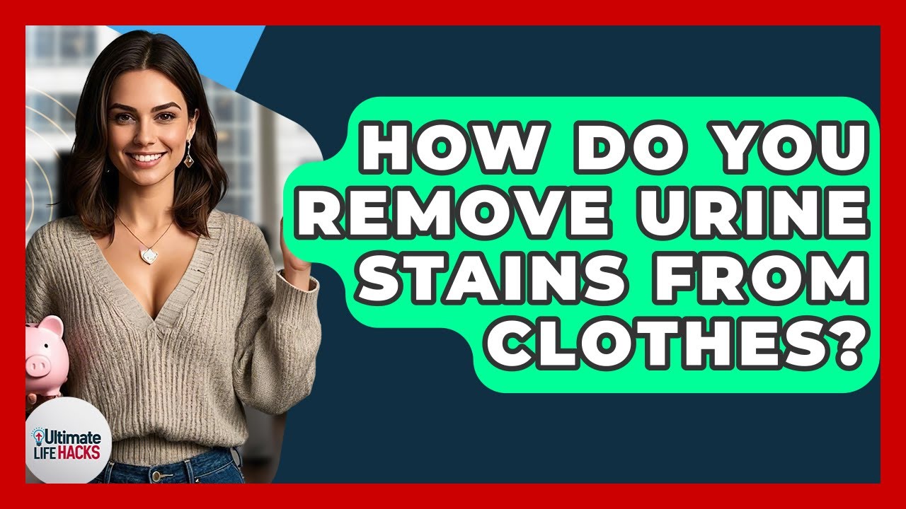 How Do You Remove Urine Stains From Clothes? - Ultimate Life Hacks