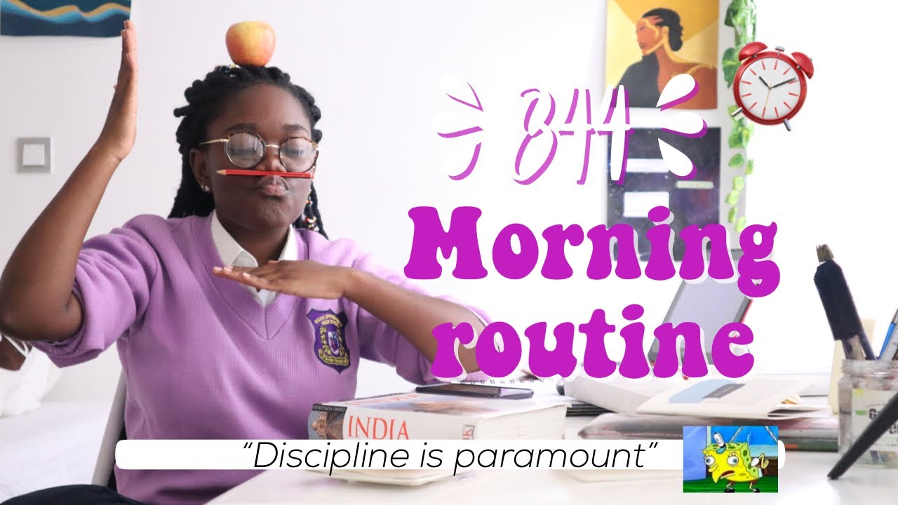 I tried following my 8-4-4 highschool morning routine