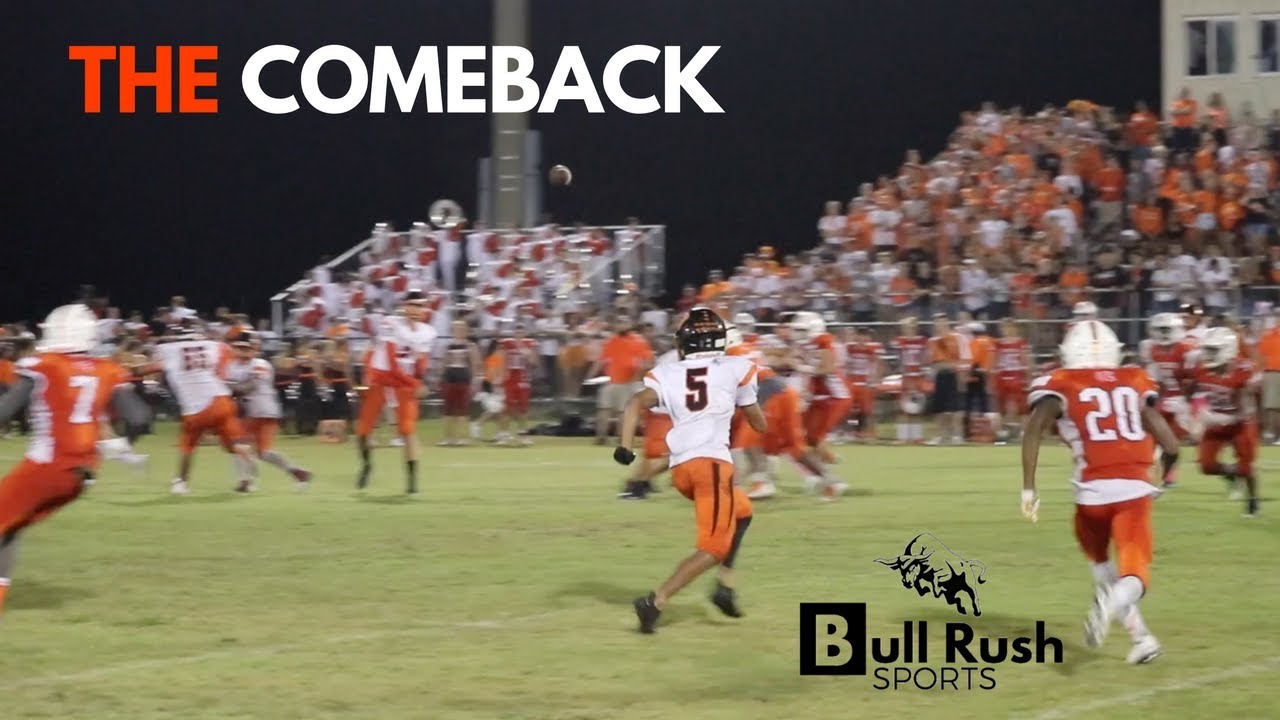 GREATEST COME BACK in Oviedo football history - Oviedo vs University High School