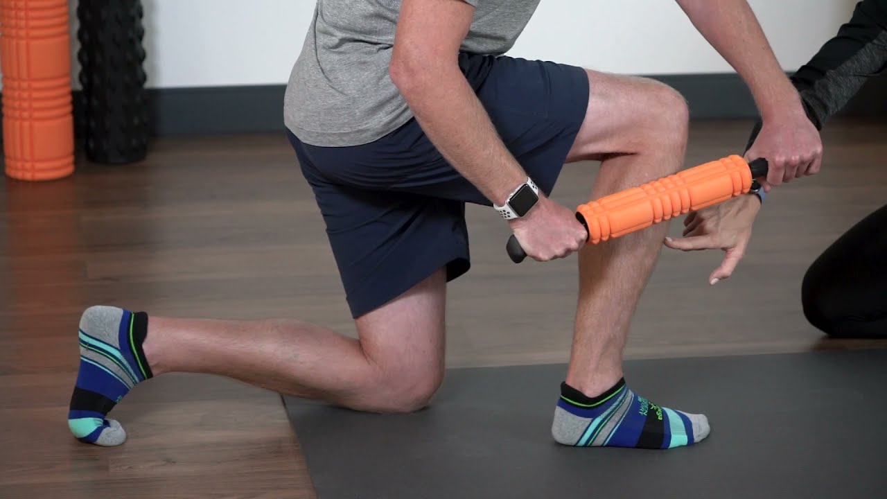 How to Foam Roll the Leg Zone with the STK Vibe