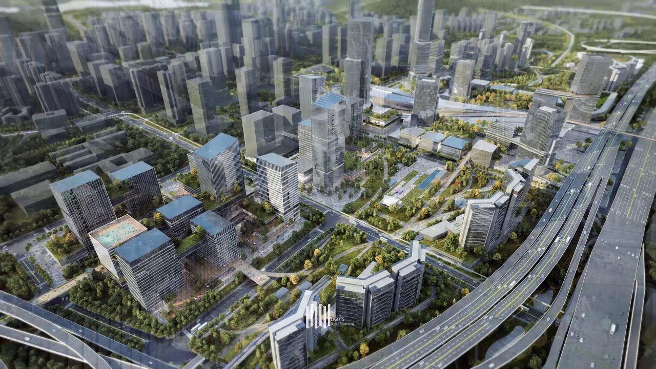 【LightsCG光映】Aedas Xili Railway TOD Hub（TOD，Masterplan）