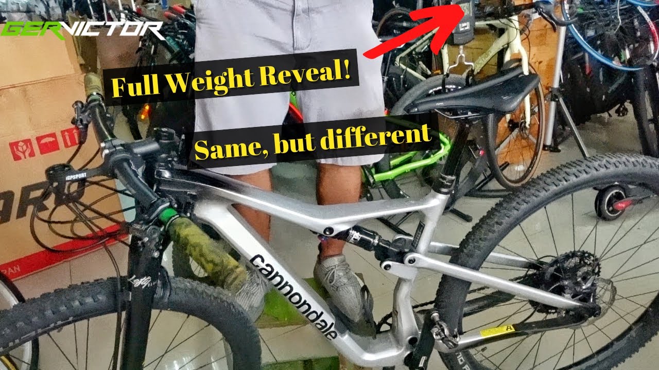 Modified My Cannondale Scalpel Carbon + Weight Reveal