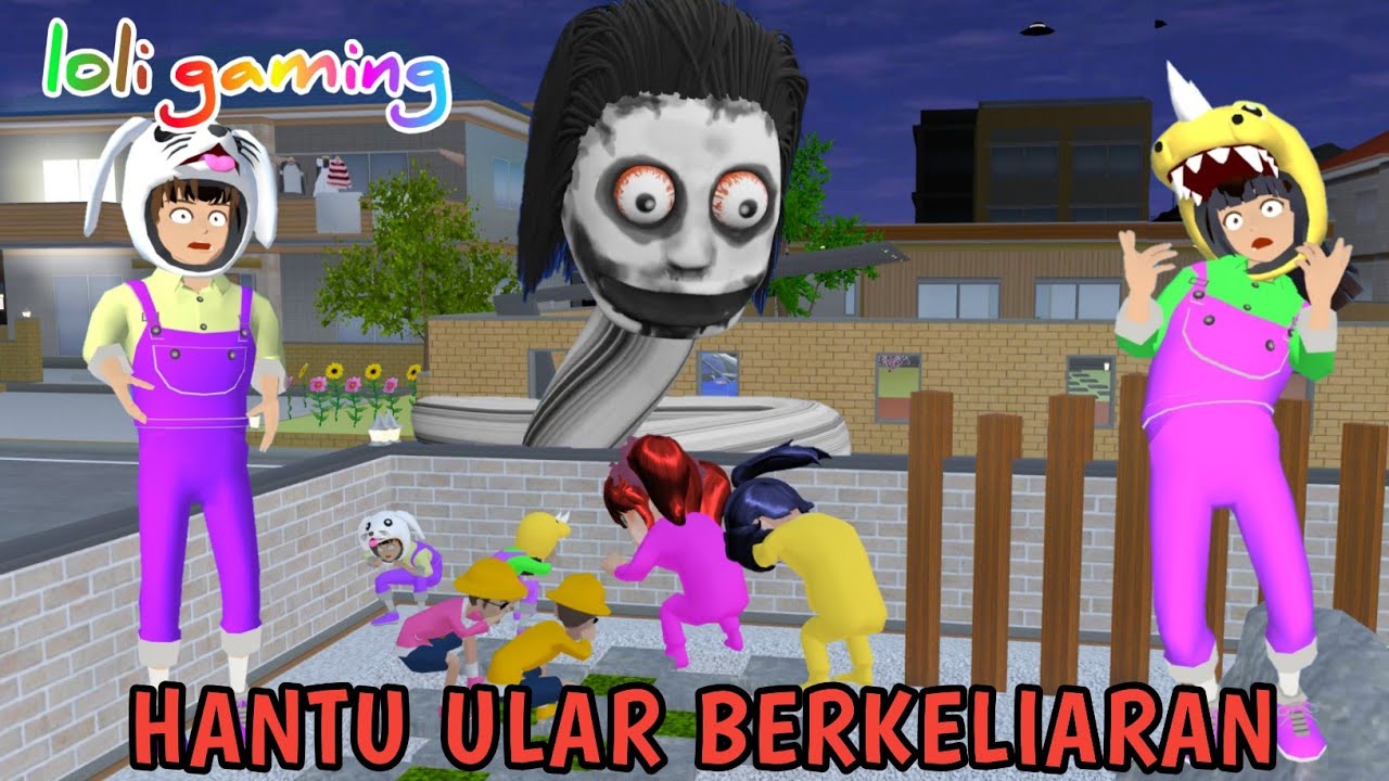 Hantu siluman ular datang kerumah yuta dan mio baby celine panik😱😱⛔❌⁉️