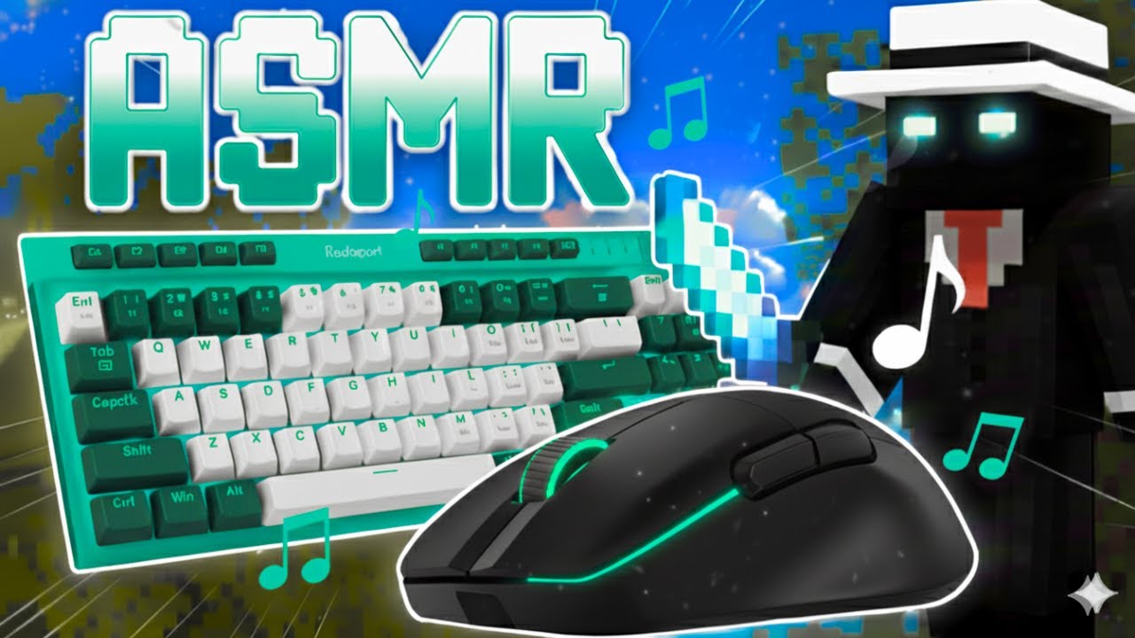 BedWars ASMR - Epic Moments & Clutches | Keyboard & Mouse Sounds | #44