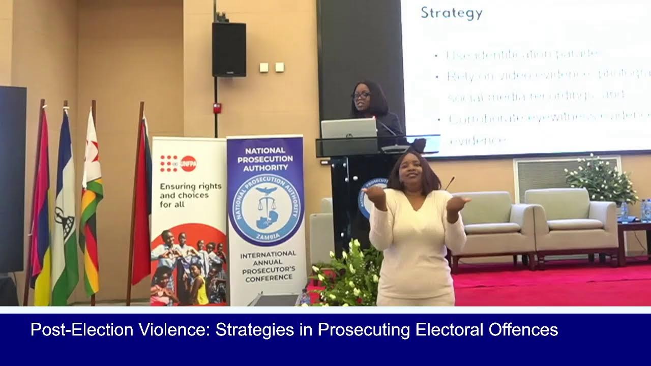 Post-Election Violence:Strategies in Prosecuting