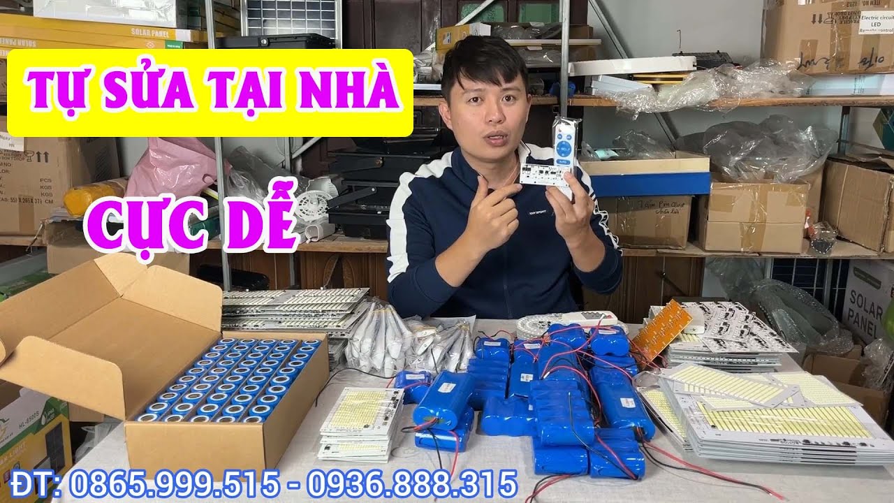 Tự sửa chữa đèn năng lượng mặt trời tại nhà cực dễ