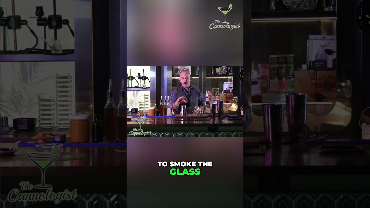 Fire Cocktail Smoking Demo: Ultimate Drink Experience! #thecannologist #winelover #wine #cocktail