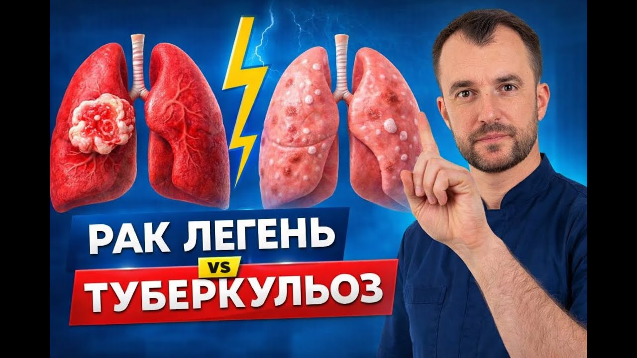 Рак легень чи туберкульоз? Симптоми, які всі плутають