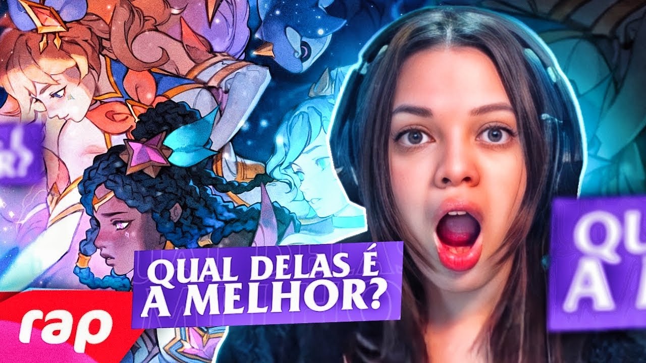Rap das Guardi&atilde;s Estelares (League of Legends: Wild Rift) - GAROTAS M&Aacute;GICAS | NERD HITS | [REACT]