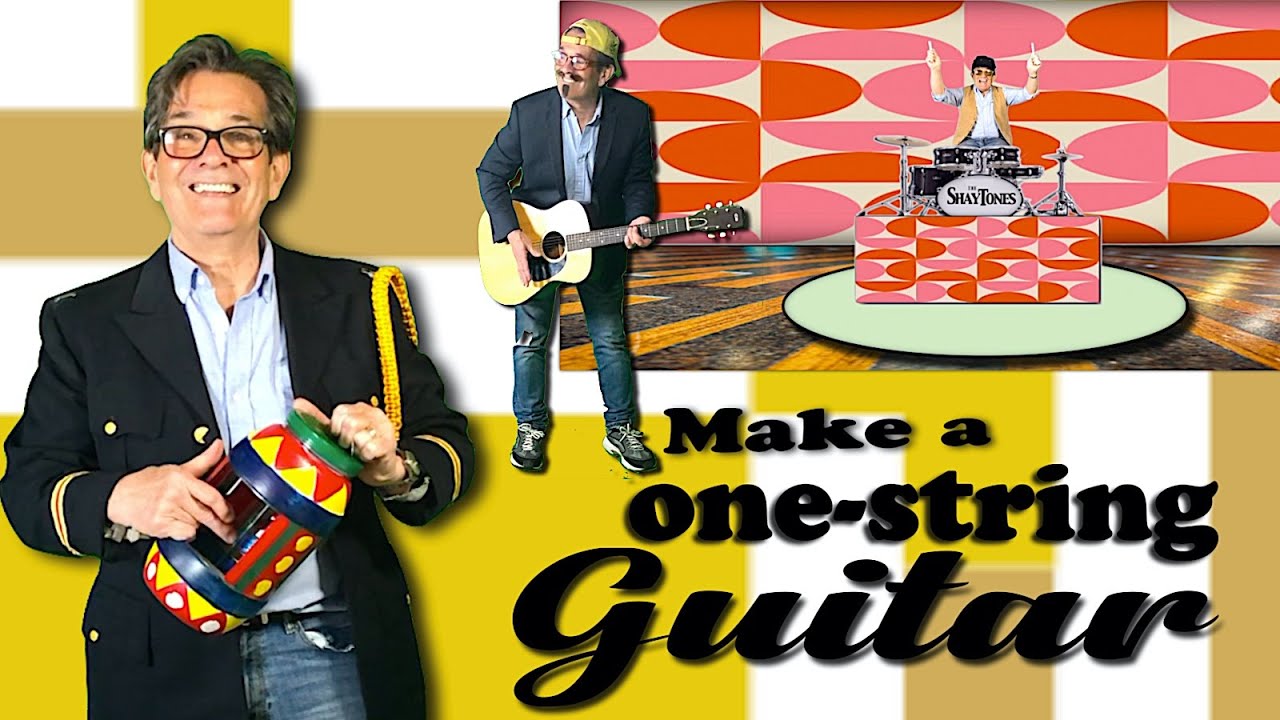 Make a One-String Guitar!  All you need is a plastic bottle and a string!