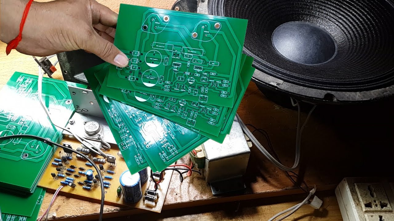 How to create Gerber File and Order at JLCPCB for 100W audio amplifier