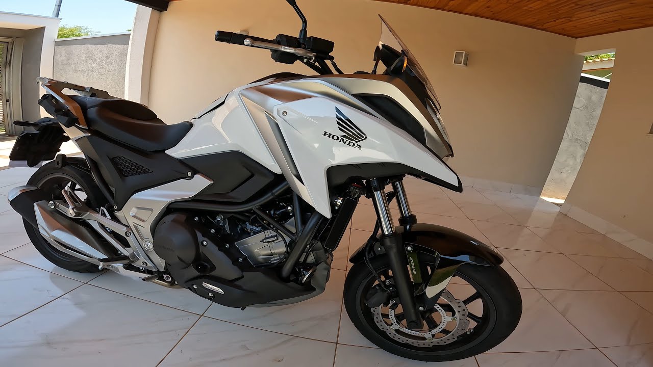 Honda NC 750 DCT 2023 Branca perolizada, Review e impressões parte 01/02