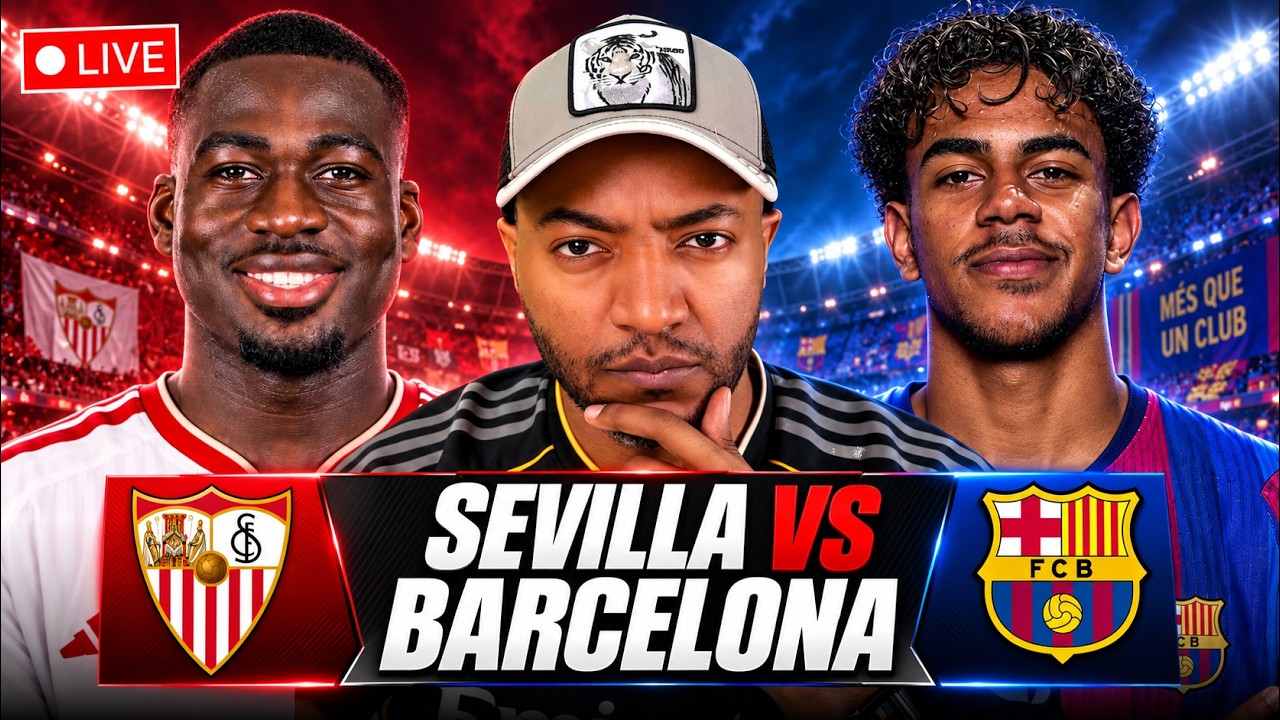 SEVILLA vs BARCELONA WATCH ALONG | Full Match Reaction | LALIGA 26/27