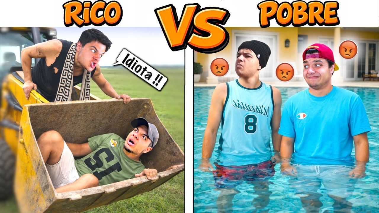 ELE INVADIU A MANSÃO E DEU MUITO ERRADO! 😱 (Rico vs Pobre episódio 17)
