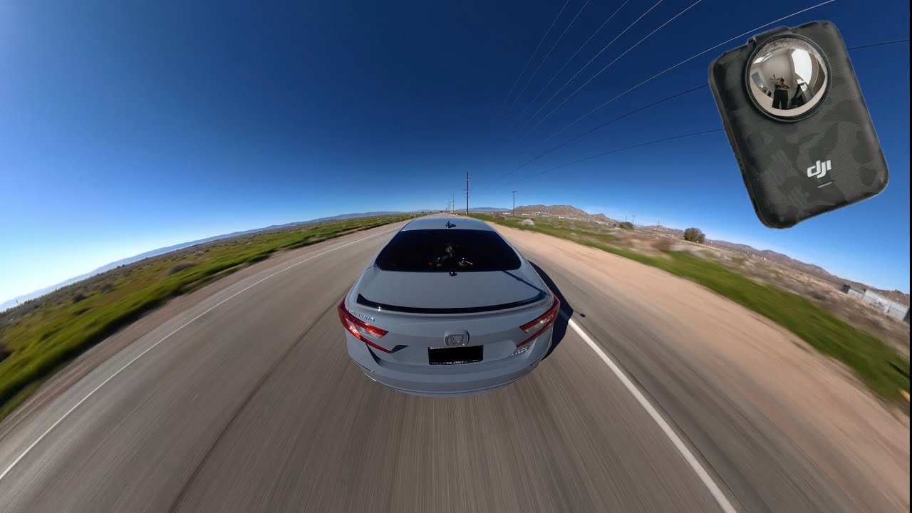DJI OSMO 360 Honda Accord video footage