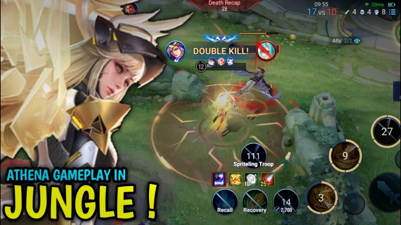 Honor Of Kings : Athena Jungle Gameplay | Tutorial & Best Build Athena- HOK