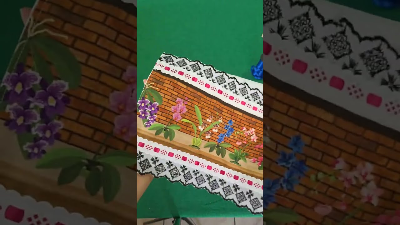 Vamos fazer Dois barrado de Pano Decorativo juntas