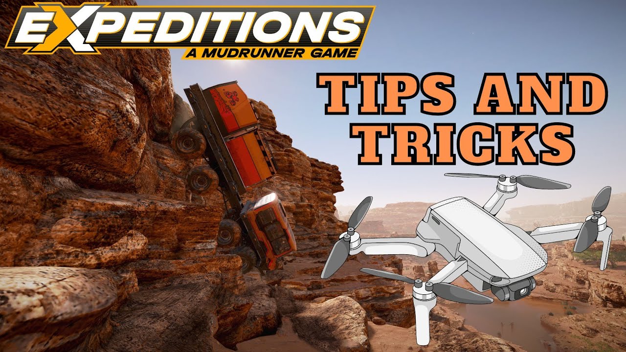 Drone Dropping Fuel Or Other Supplies To Your Truck Anywhere? Expeditions A MudRunner Game Tips