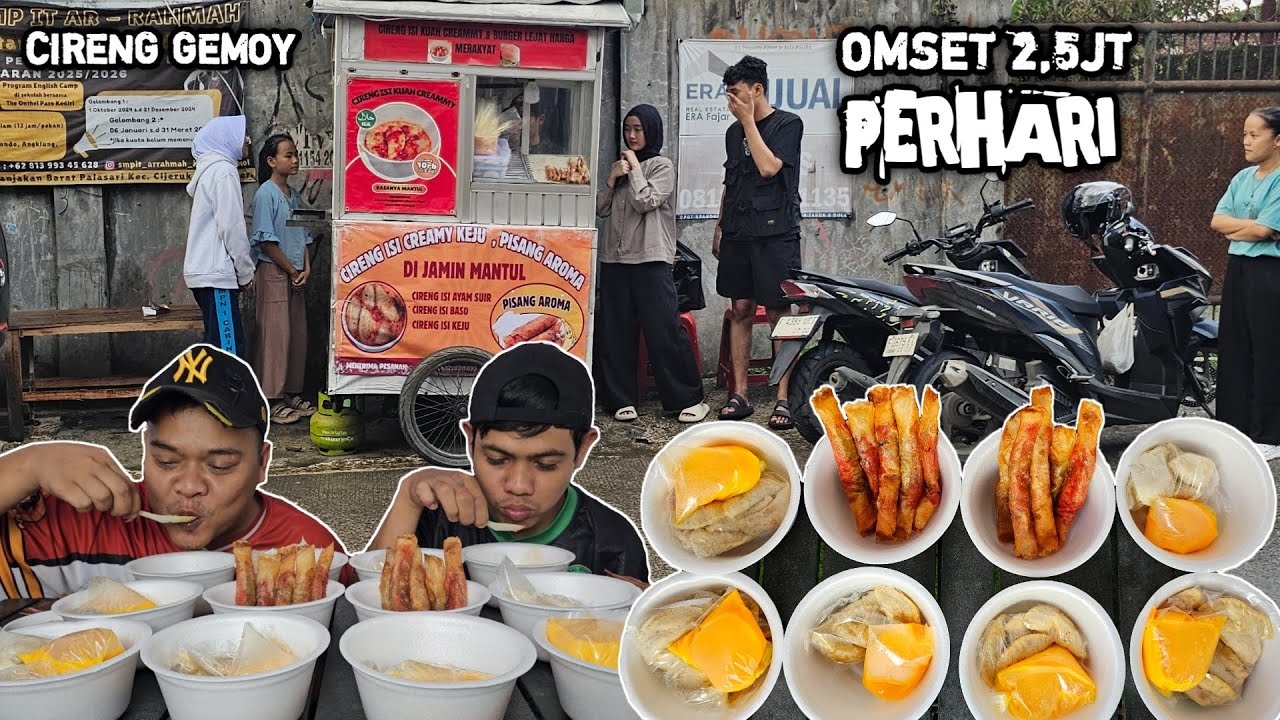 MENDING ANDA COBA ! CIRENG GEMOY KUAH CREAMY + PISLAY, EUH NGEUNAH PISAN