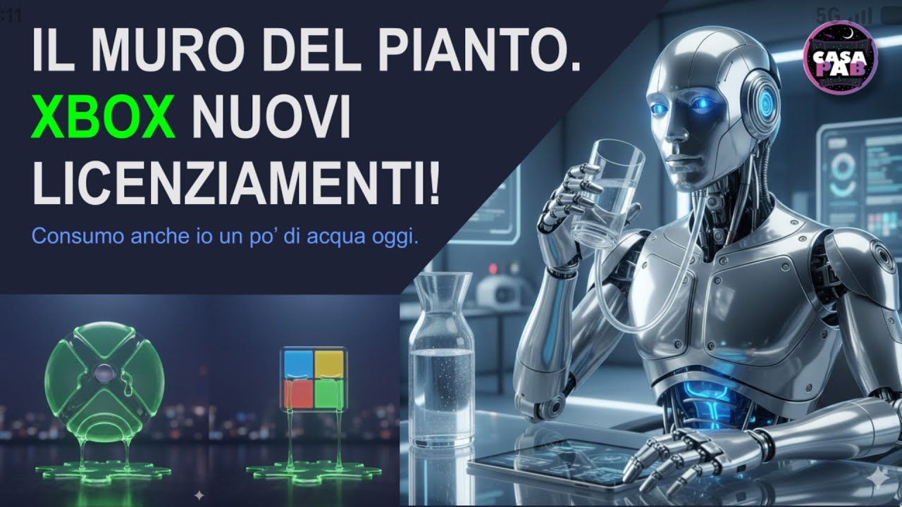XBOX nuova ondata di licenziamenti! l'intelligenza artificiale beve più acqua di noi! 