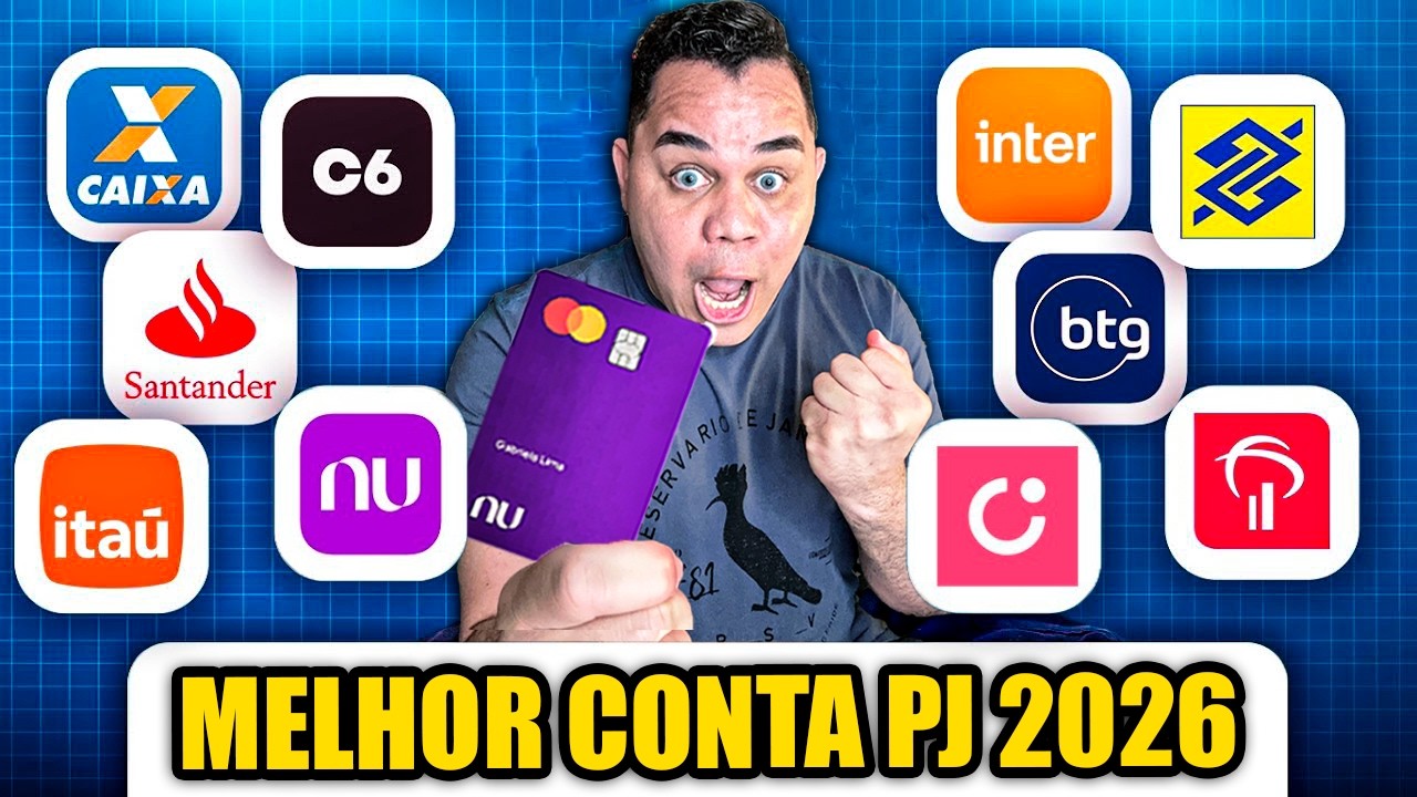 QUAL MELHOR CONTA PJ PRA CRÉDITO Saiba o melhor banco para abrir conta bancária PJ ATUALIZADO 2026