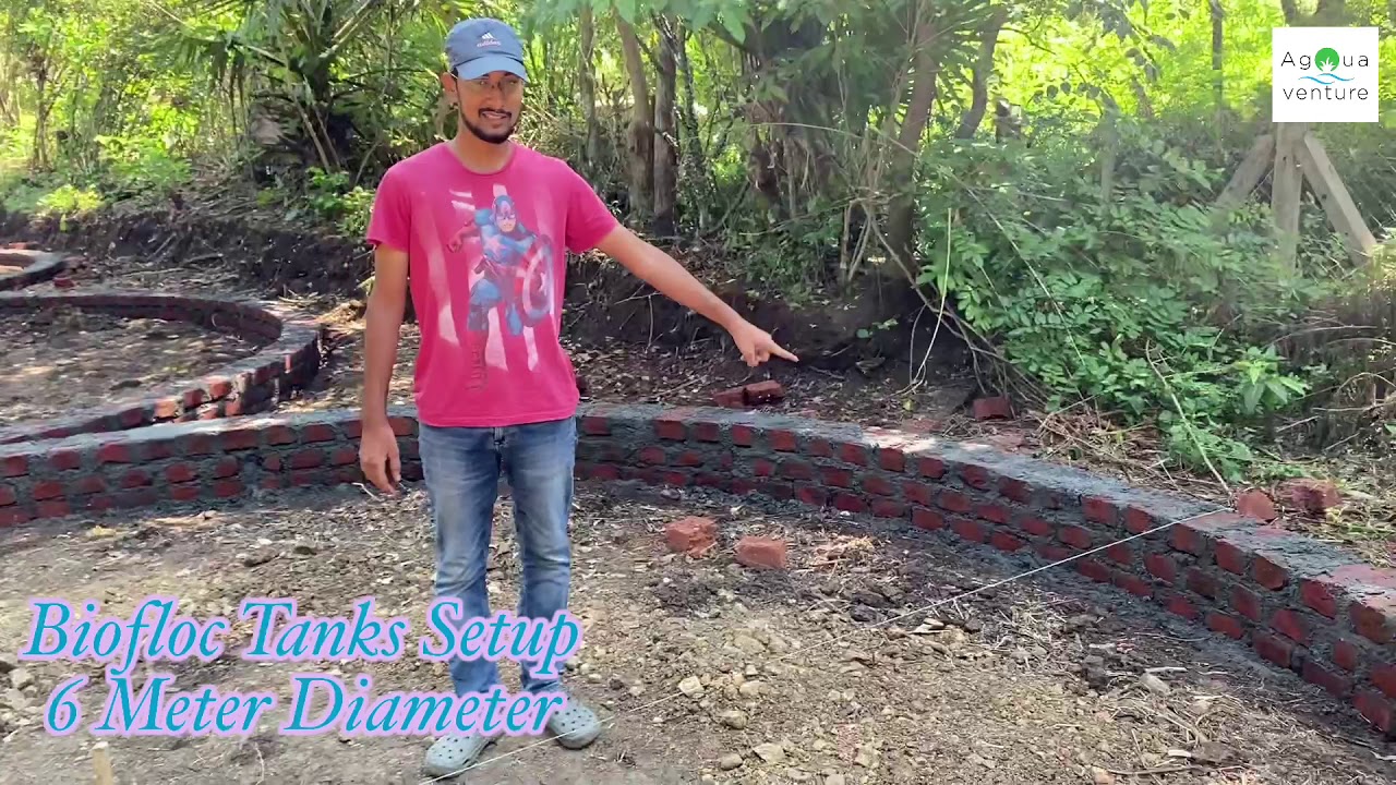 Biofloc Tanks Setup | Base Work | 6 Meter Diameter