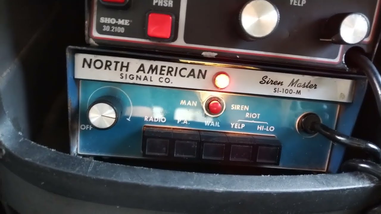 North American Signal Siren Máster SI-100-M Riot Tone, Tono Riot