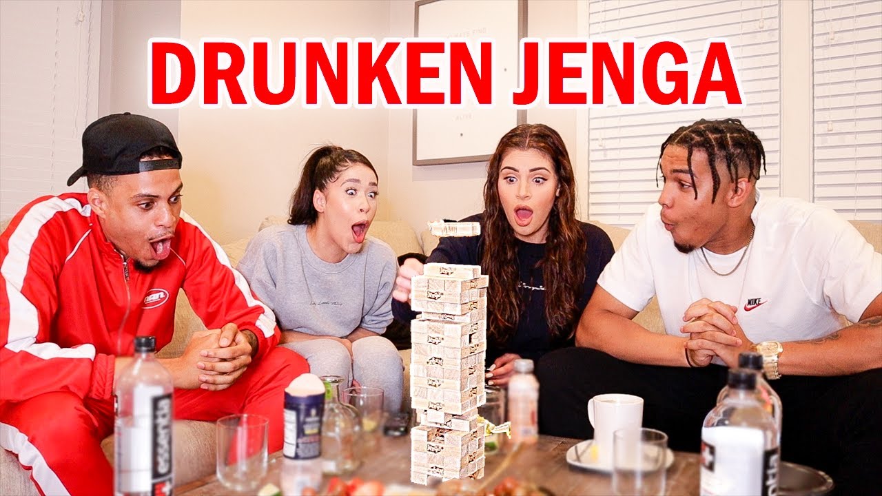 COUPLES DRUNKEN JENGA!