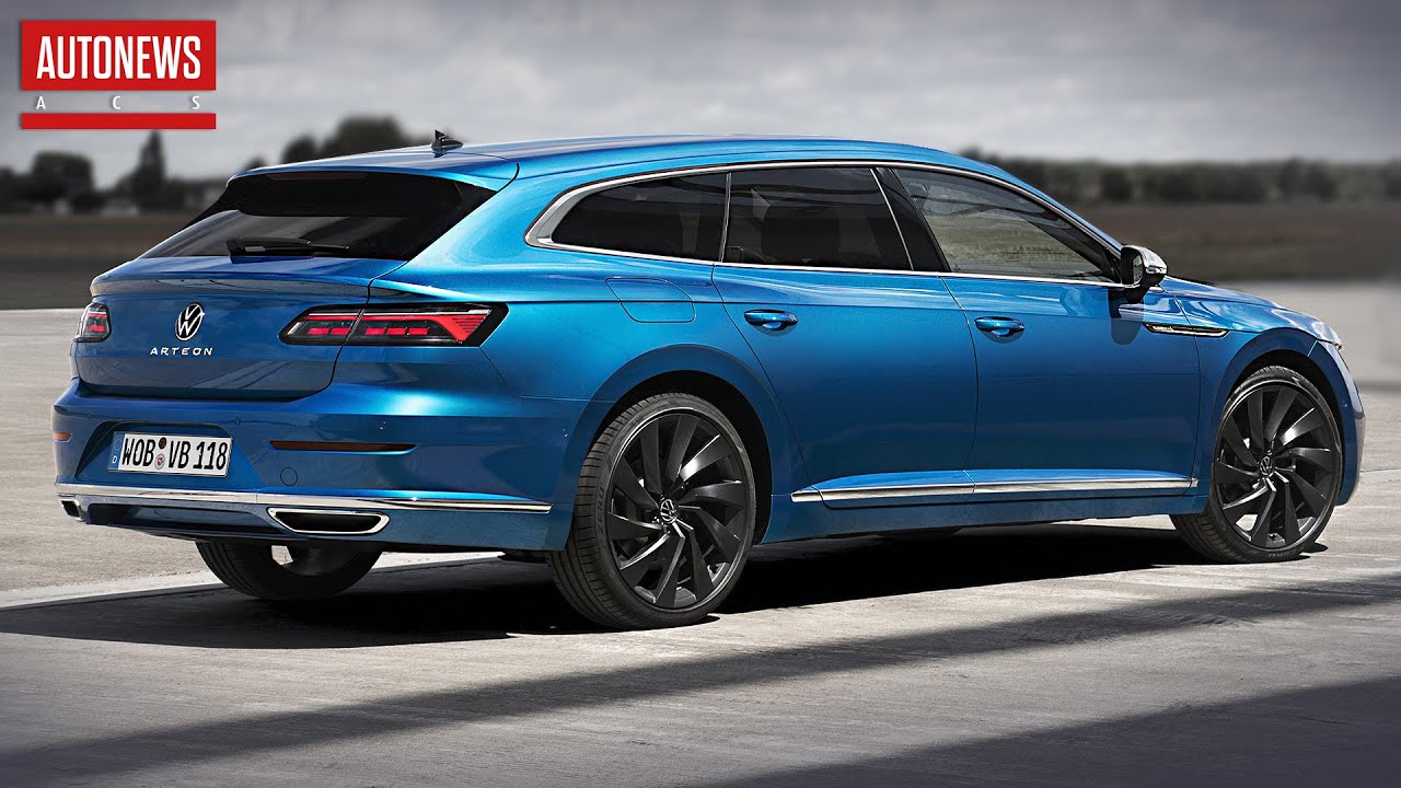 Volkswagen Arteon (2021): универсал, гибрид и «заряженная» R версия! Все подробности