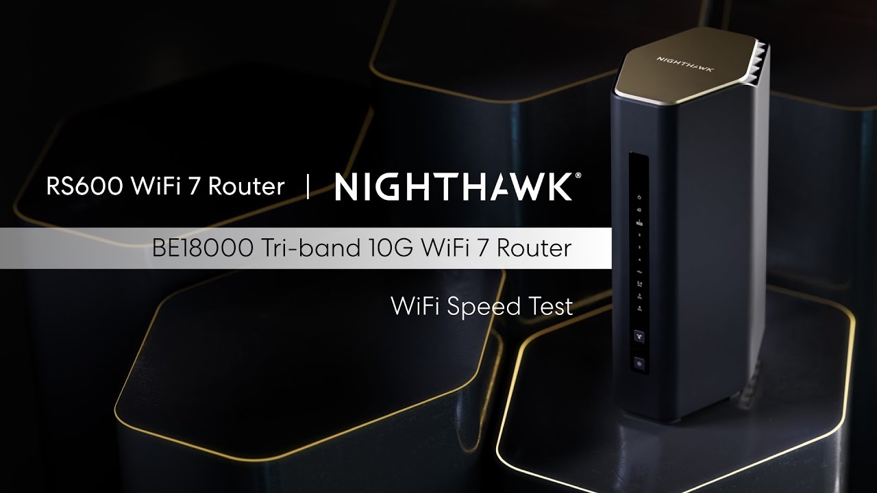 NETGEAR Nighthawk RS600 WiFi Speed Test By Kaira Technologies