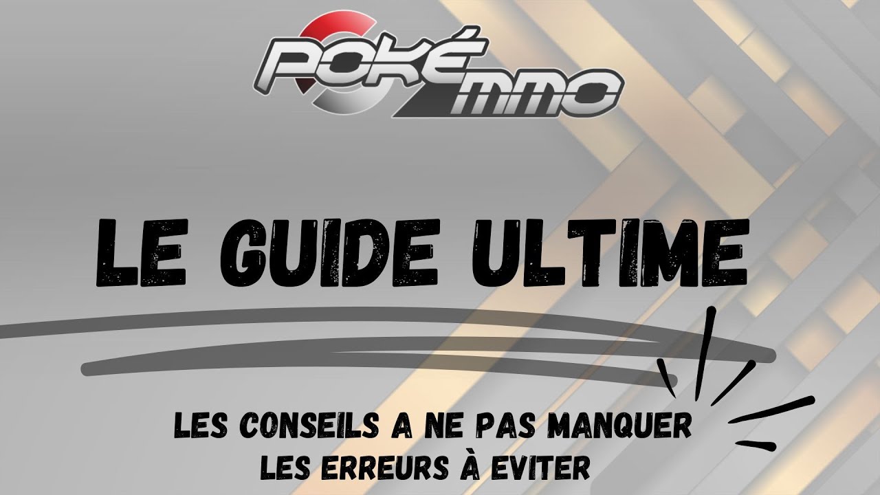 Pok&eacute;MMO: THE ULTIMATE GUIDE YOU MUST SEE BEFORE YOU START! 🚀