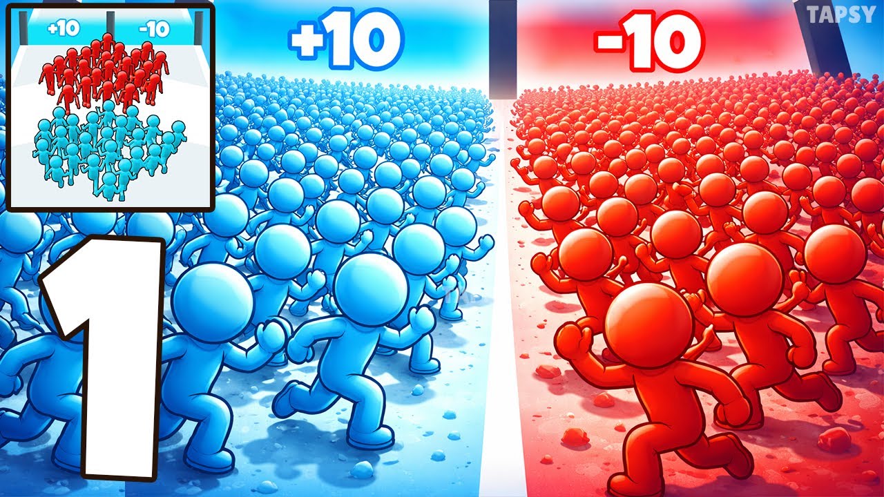 🏃Join And Clash Gameplay Walkthrough Levels 1–14 Grow the Crowd & Fight! (Android,iOS)