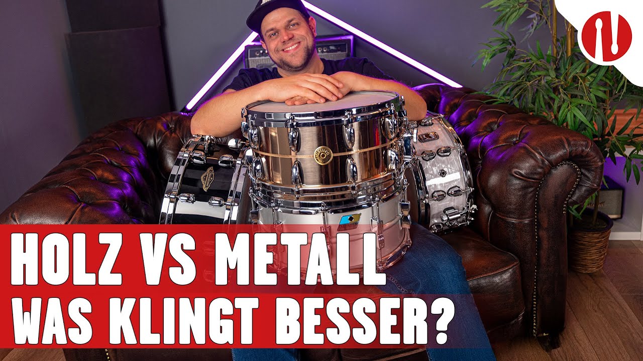 Welche Snare klingt BESSER? Warum du zwischen Holz & Metall wählen MUSST!
