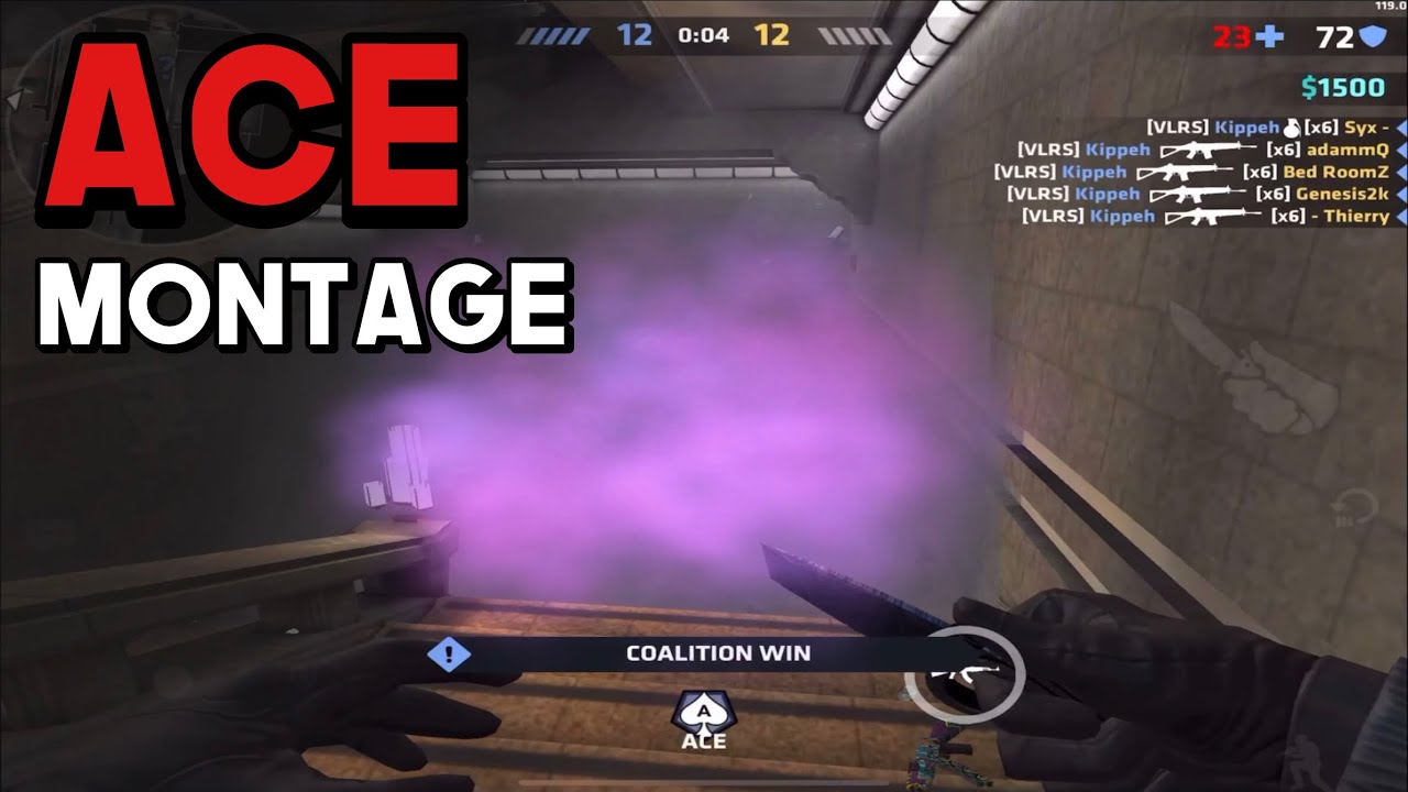 “Worlds Fastest ace through Smoke!?” - ACE MONTAGE | Critical Ops