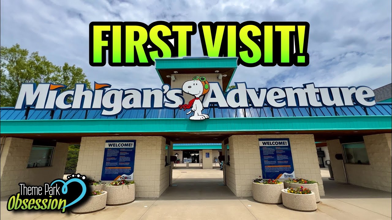 My First Visit to Michigans Adventure! Exploring the Park & More!