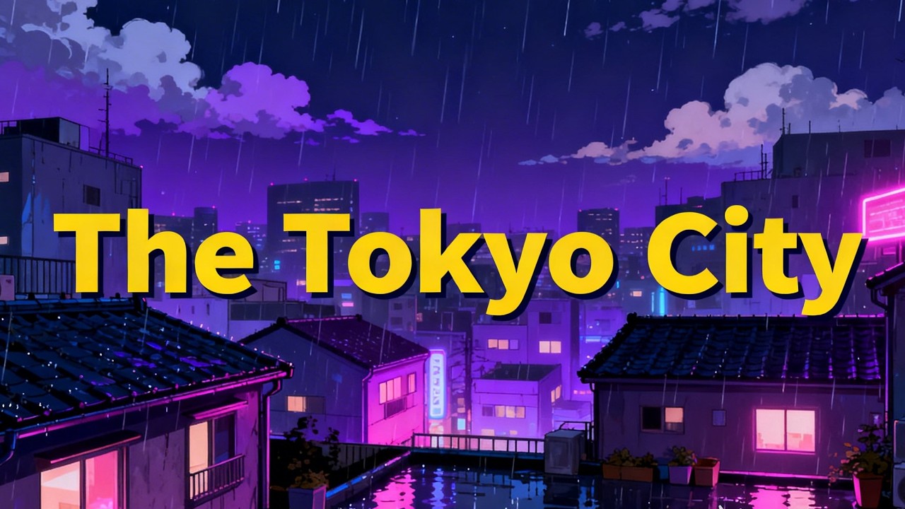 This Rainy Tokyo Lofi Is Perfect for Late Night Study ☕ | 勉強用BGM