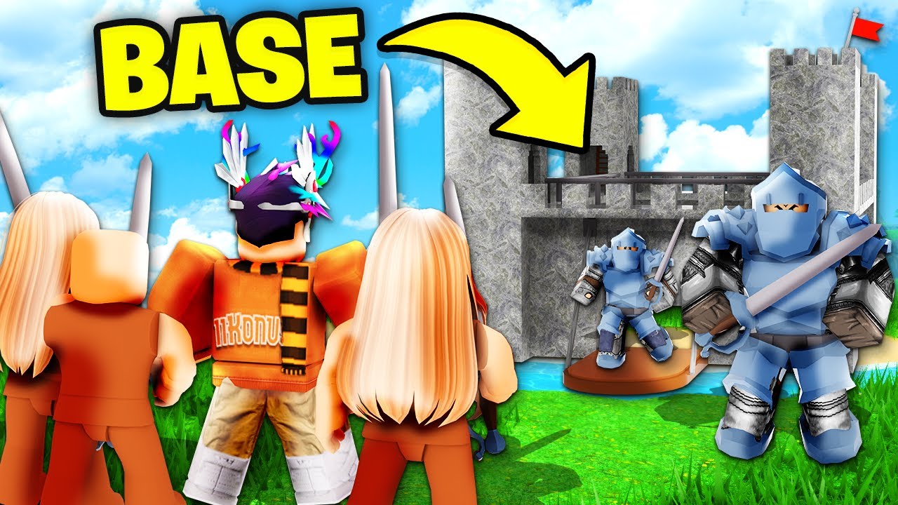 Я совершил набег на это токсичное племя Bluesteel с 20 NPC! (Игра на выживание в Roblox)