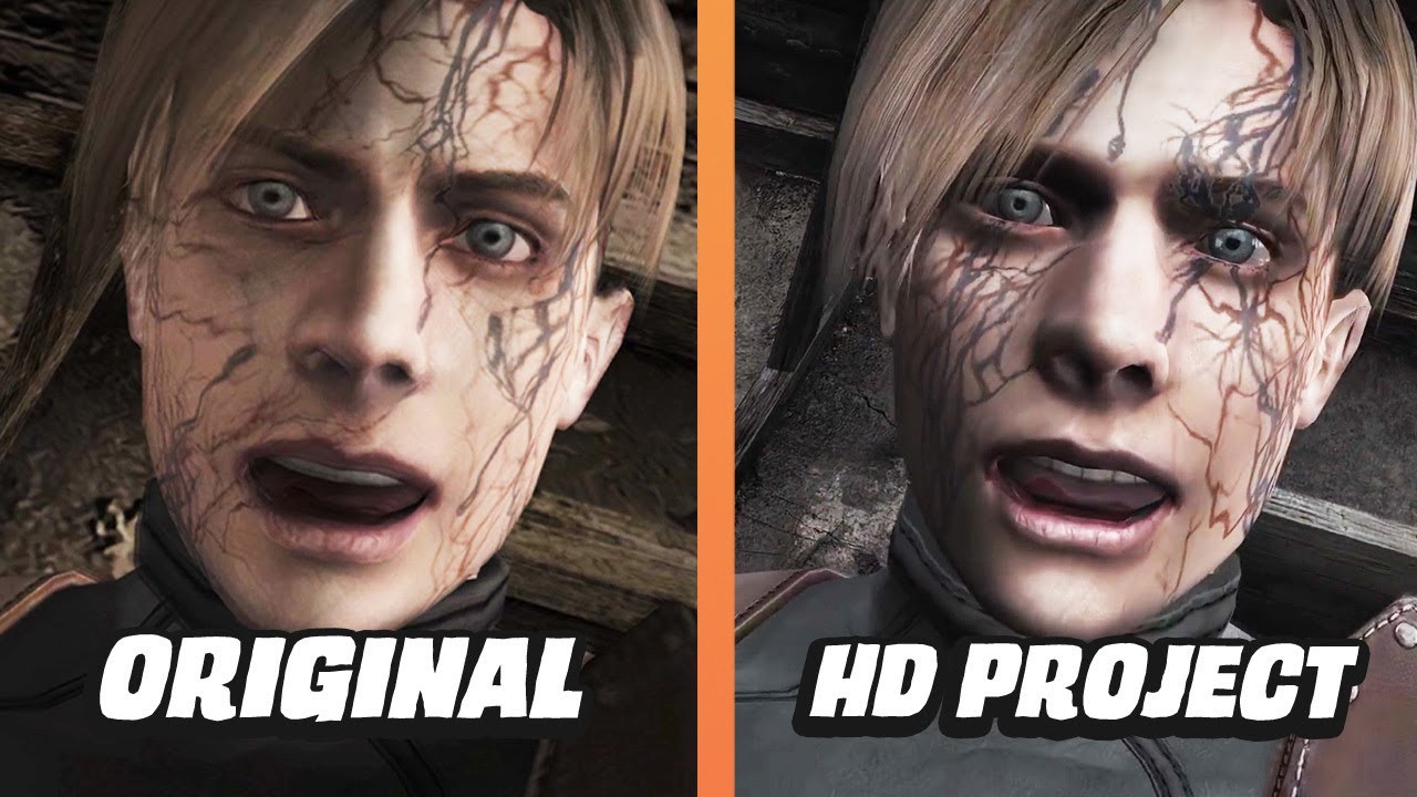 Сравнение графики Resident Evil 4 HD Project и оригинальной игры