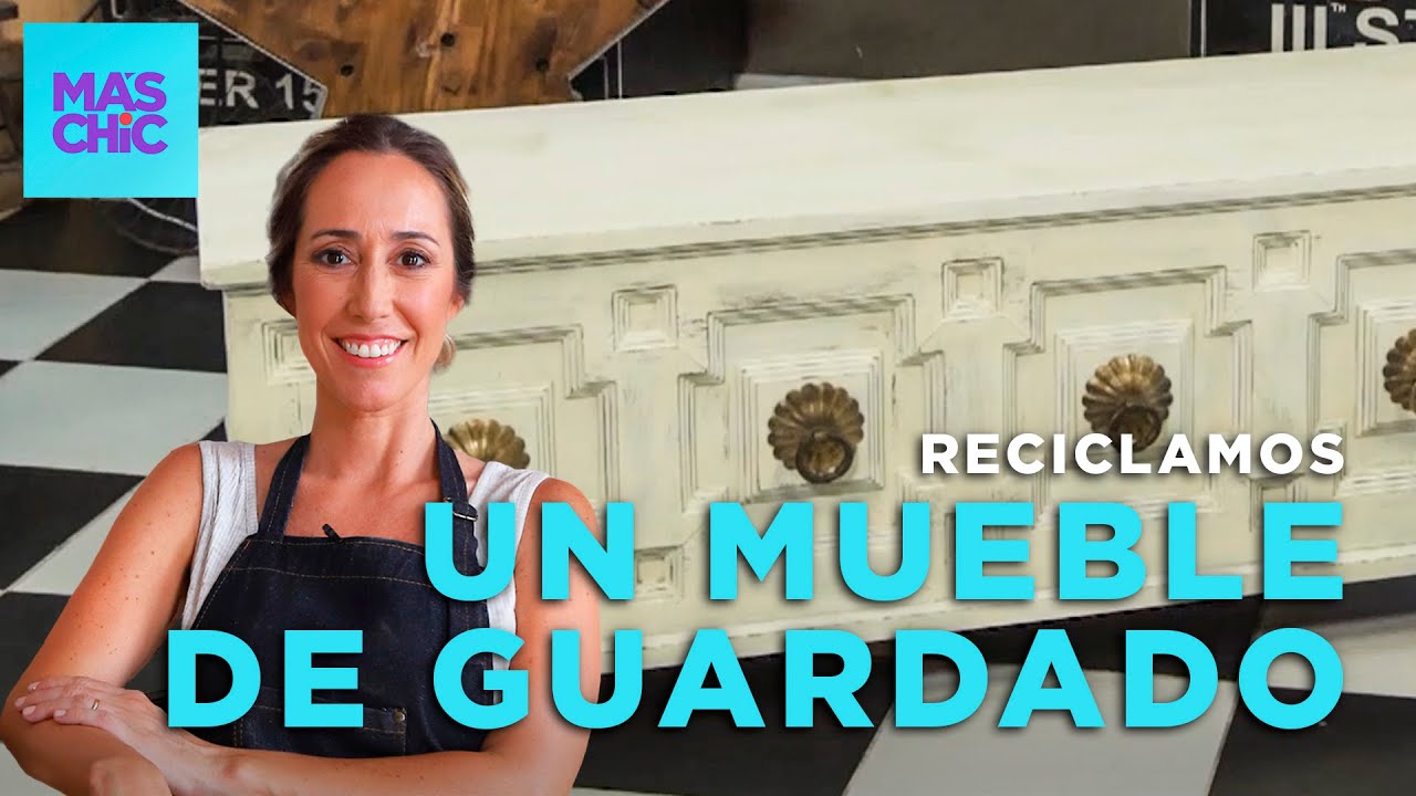Reciclamos un MUEBLE ANTIGUO y queda como NUEVO (INCREIBLE) 🙌🏻 | Más Chic