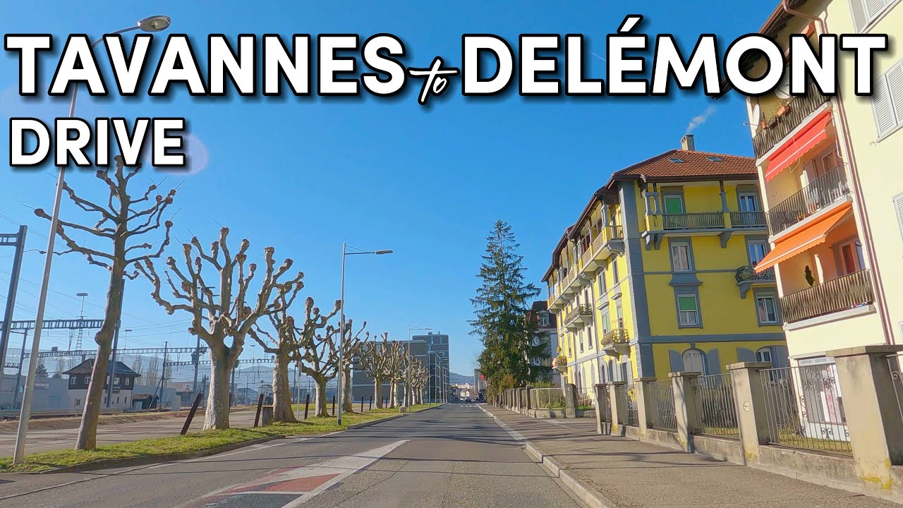 Tavannes to Delémont - Mountain trip between Winter and Spring - Switzerland