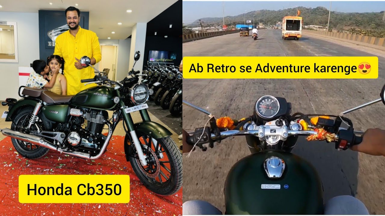 Taking Delivery of New Honda CB350 Deluxe Pro Matt Green on 22 January 2024 | जय श्री राम 🙏