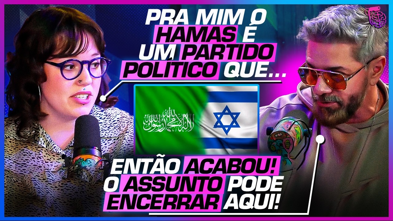 A A&Ccedil;&Atilde;O do HAMAS &eacute; LEG&Iacute;TIMA? | VILELA PERDE a PACI&Ecirc;NCIA e DISCUTE com FEMINISTA