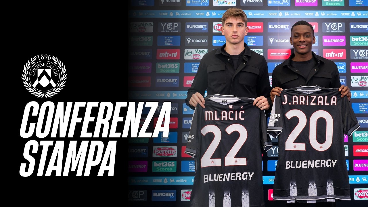 CONFERENZA STAMPA DI PRESENTAZIONE DI ARIZALA E MLACIC