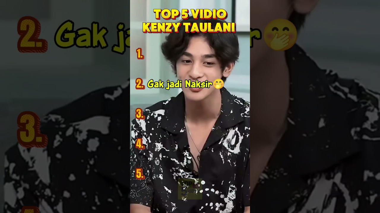 Top5 vidio Kenzy Taulany#kenzytaulany#funyvideo#laporpaktrans7#tonightshow#top5#lucu#videolucu#funny