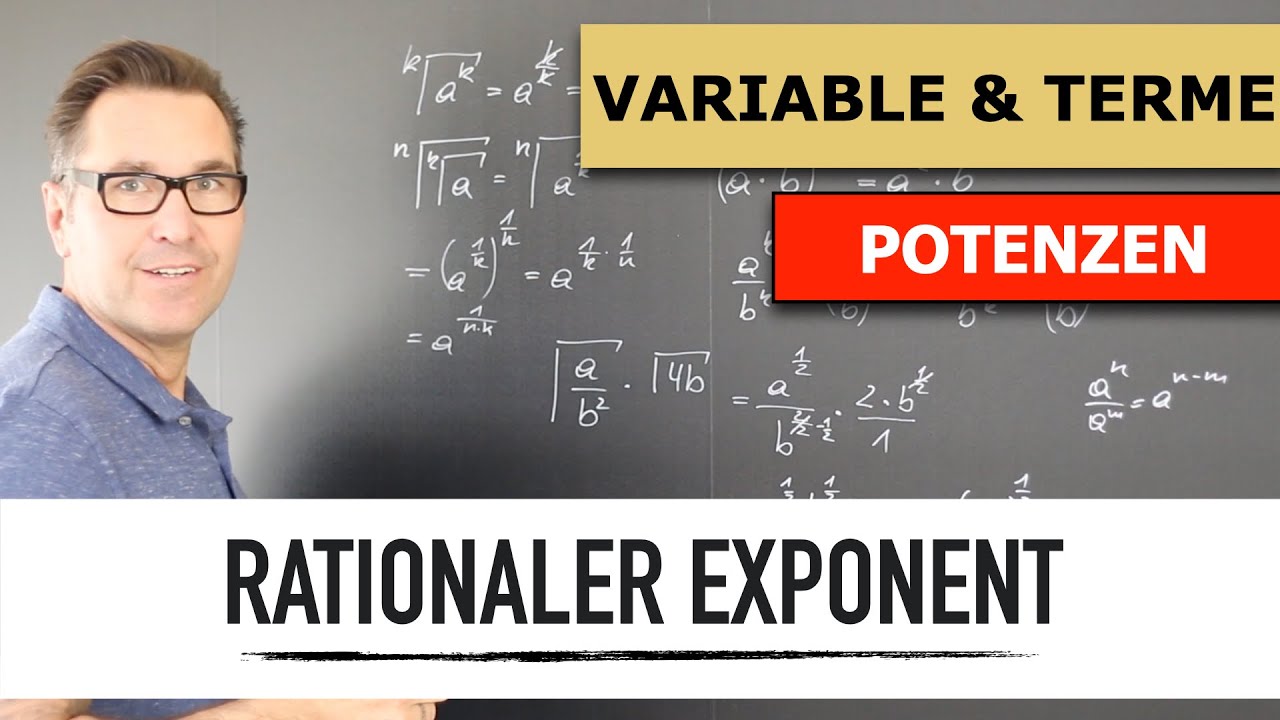 Bruchzahl als Hochzahl | Potenzgesetze Rationaler Exponent | Potenzen | Wurzel als Potenzen