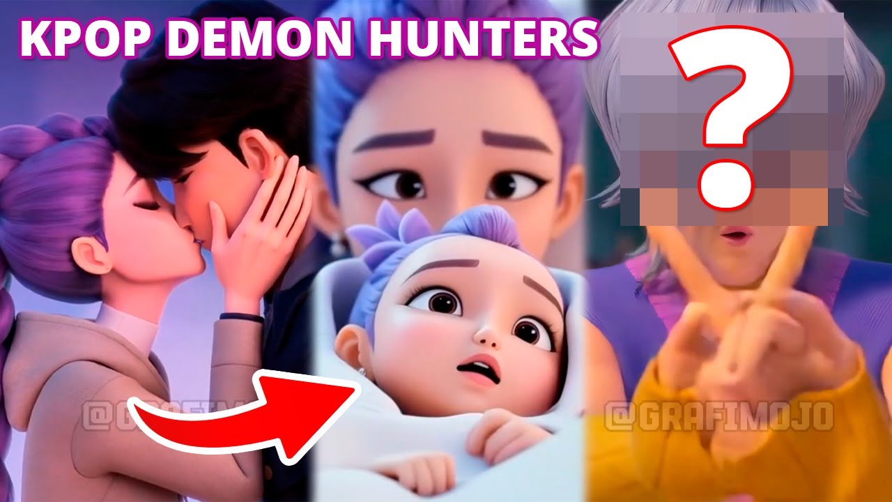 🔥 Kpop Demon Hunters Compilation: Rumi & Jinu’s Epic Kiss Moments,  Zoey & Mira Reaction Saja Boys!