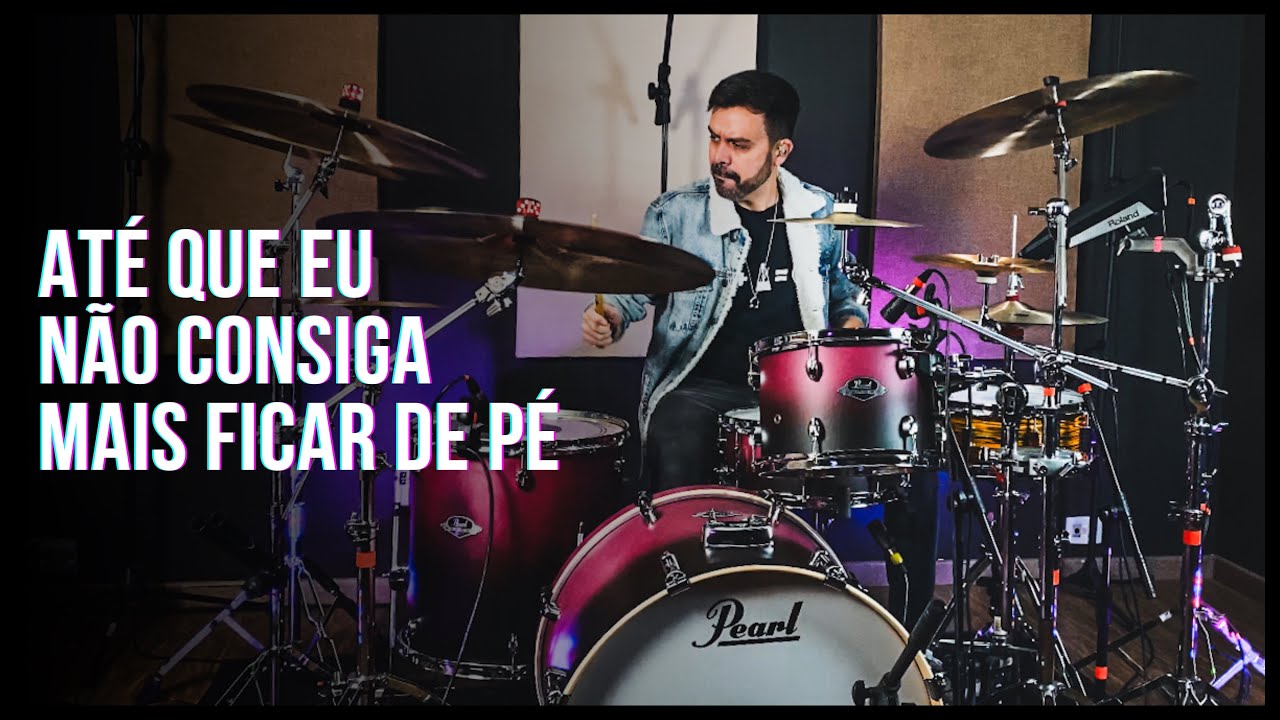 Até Que Eu Não Consiga Mais Ficar de Pé - Daniel Berg + Theo Rubia - JC Batera (DRUM COVER)