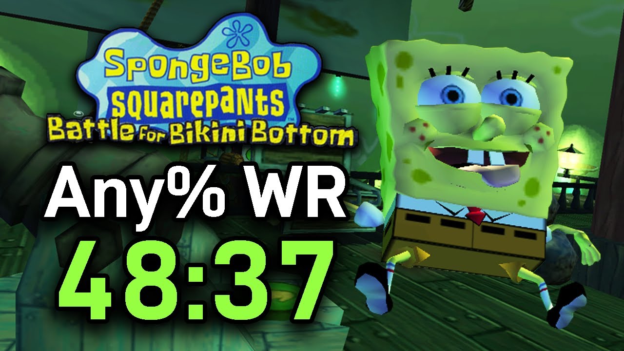 SpongeBob SquarePants: Battle for Bikini Bottom Any% Speedrun in 48:37 (WR on 8/15/2020)