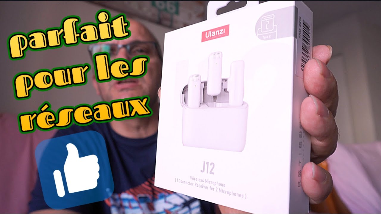 Ulanzi j12,  l’ensemble double micro cravate parfait pour smartphone et tablettes. #ulanzi #pourtoi