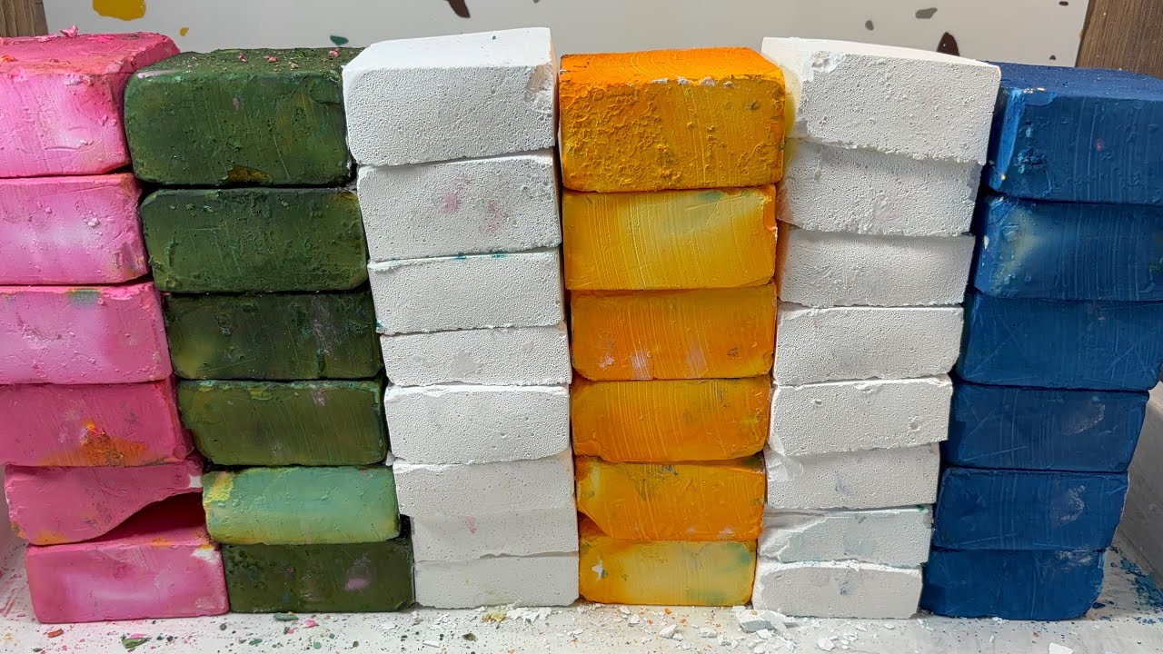 Welcome April &hellip; A is Amazing | Dyed newchalk and AGI Chalk | Oddly Satisfying 